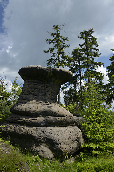 Rocky mushroom - smaller format