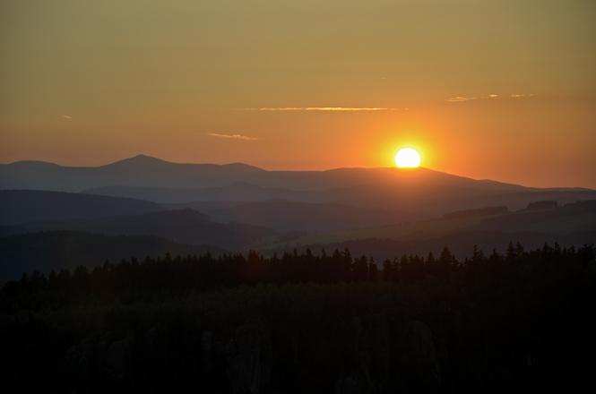 Sunset - smaller format