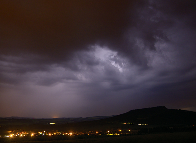 Night storm - smaller format