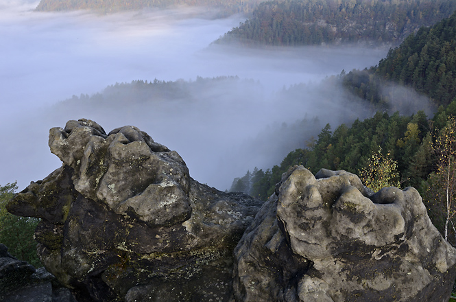 On the rock - smaller format