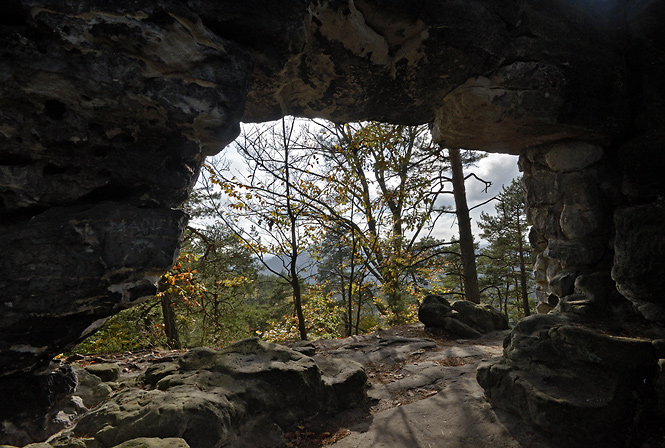 Through the gate - smaller format