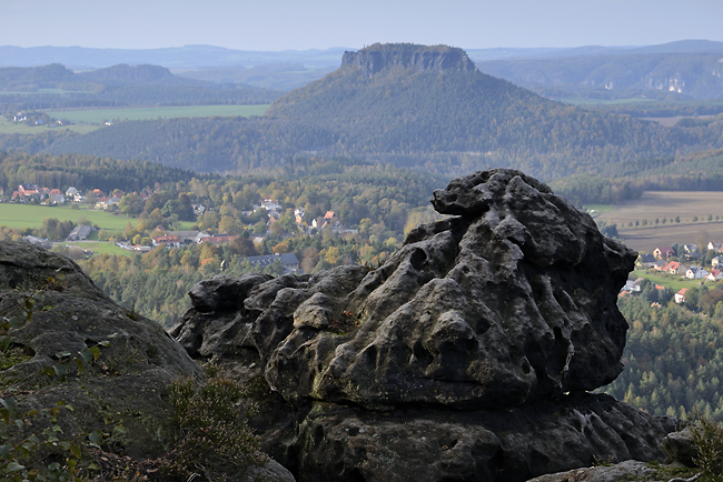 Vhled na Lilienstein - men formt