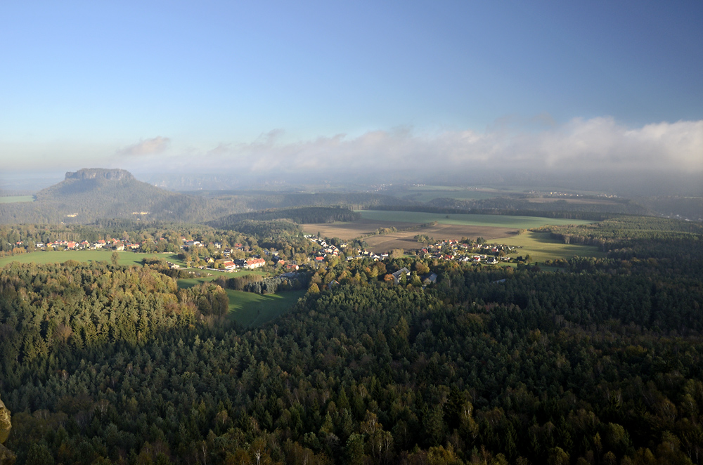 View to north-west - larger format