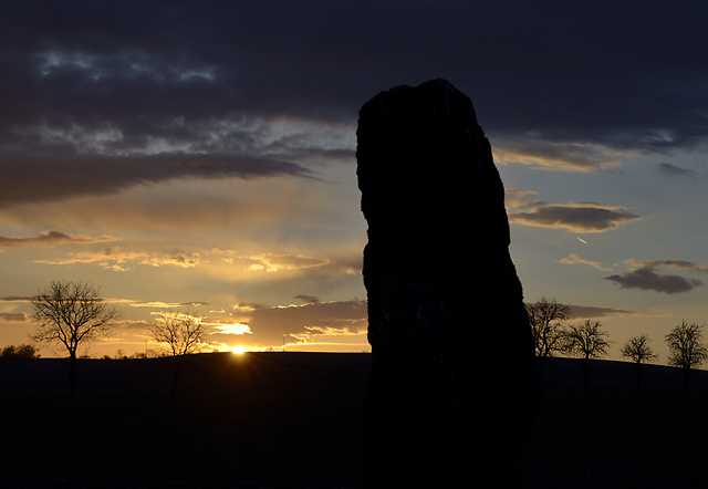 Menhir - men formt