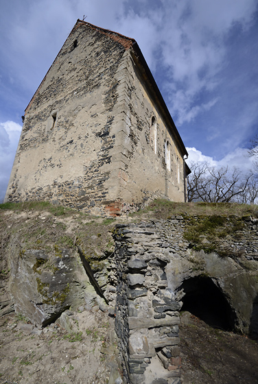 Church and cave - smaller format