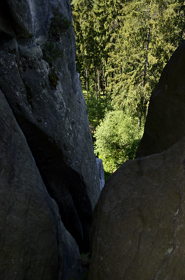 View down - smaller format