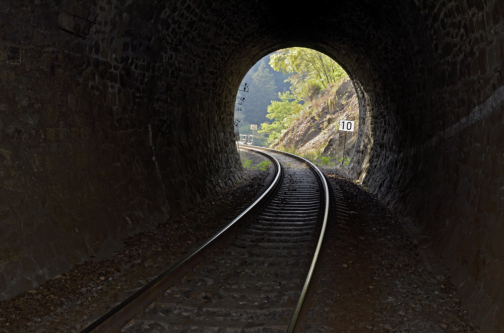 In the tunnel - larger format