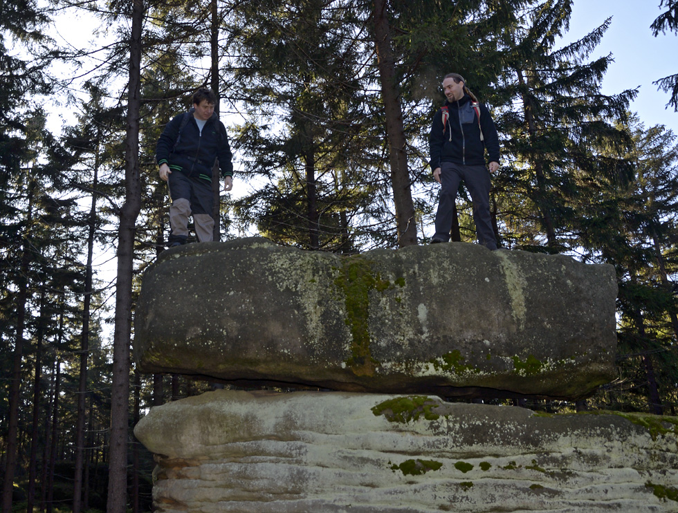 Rocking stone - larger format