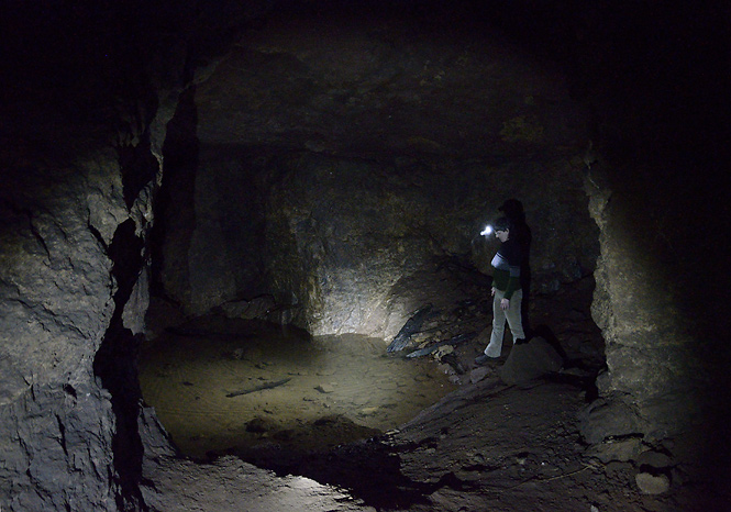 In the cave - smaller format