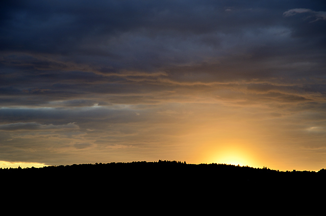 Sunset from "Modany" - smaller format