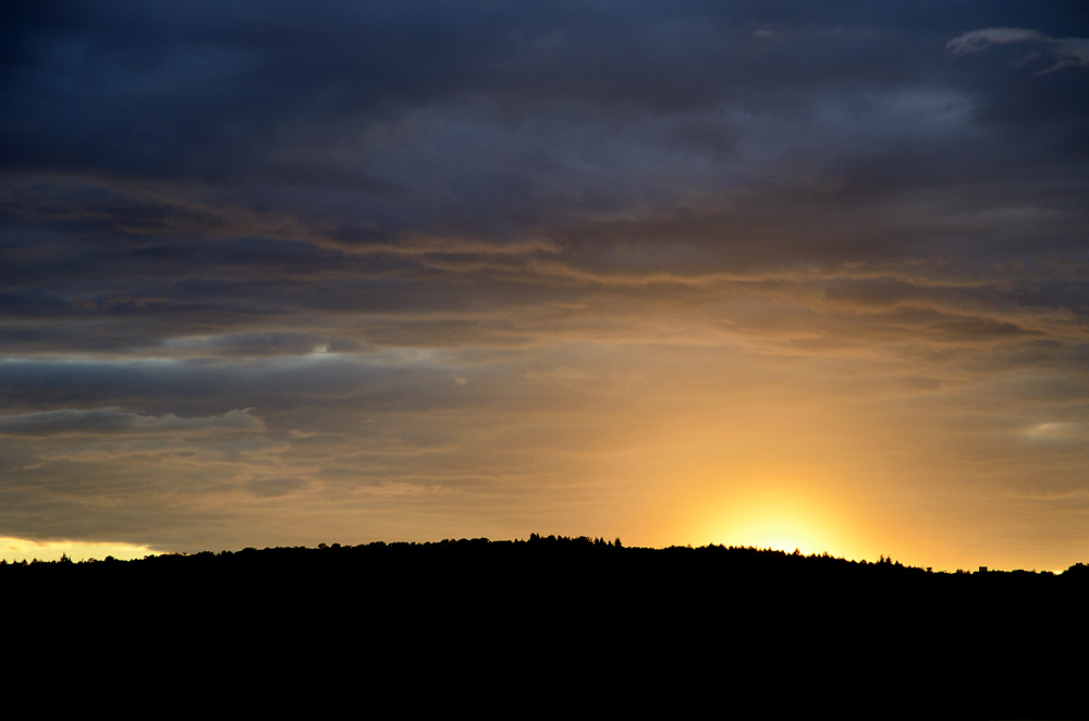 Sunset from "Modany" - larger format
