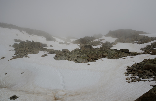 In fog - smaller format