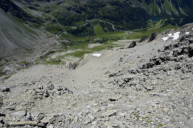 View down - smaller format