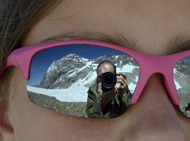 Glasses - self-portrait - smaller format