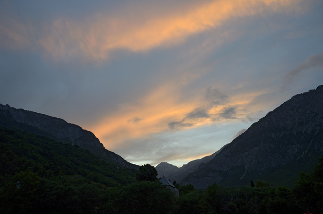 Evening over "Curraj" - smaller format