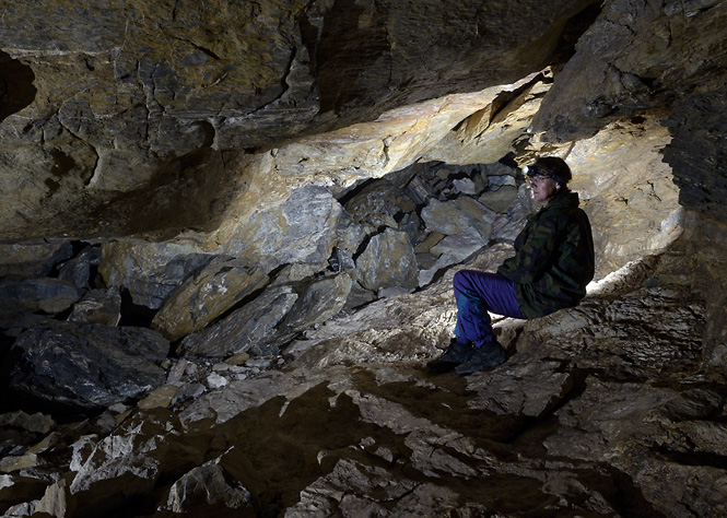 In the cave - smaller format