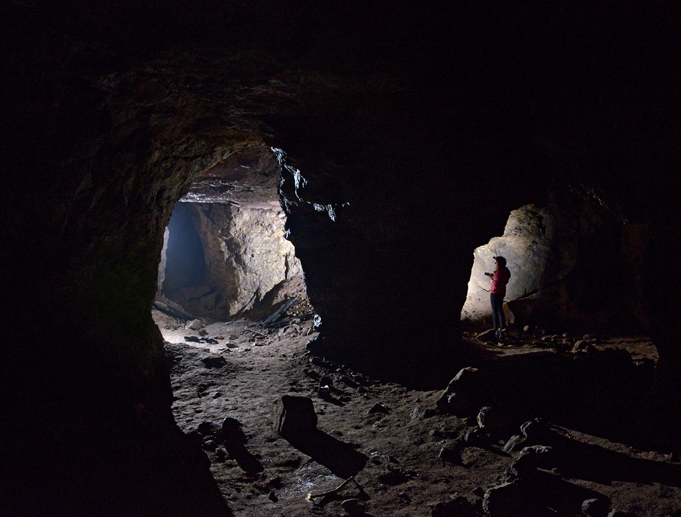 In the cave - larger format