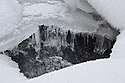 Ice on "Jizera" - main link