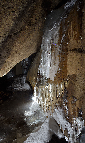 Underground watefall - smaller format