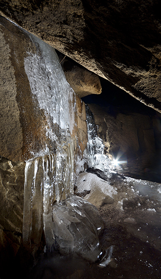 Underground watefall - smaller format
