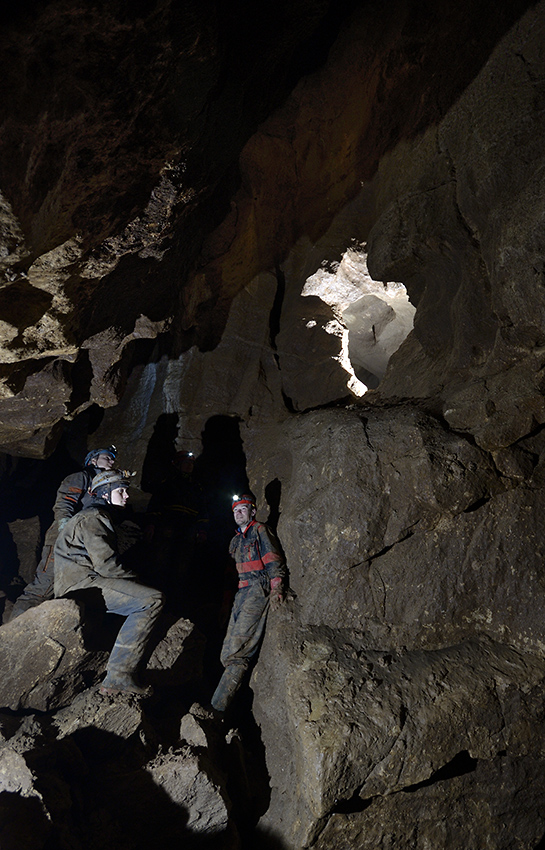In the "amalk Cave" - larger format