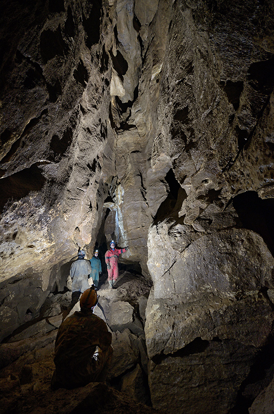 In the "amalk Cave" - larger format
