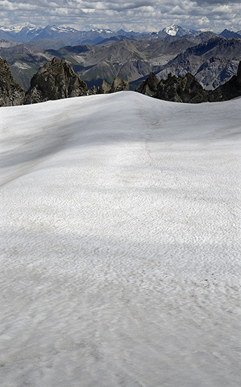 On the glacier - smaller format