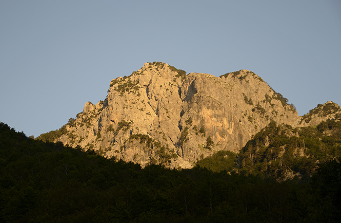 Hora nad sedlem - menší formát