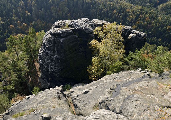 On the rock - smaller format