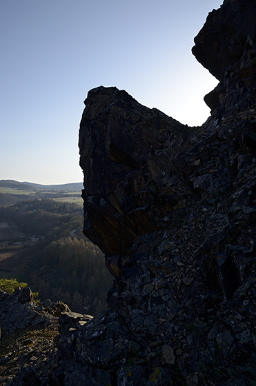 On the rock - smaller format
