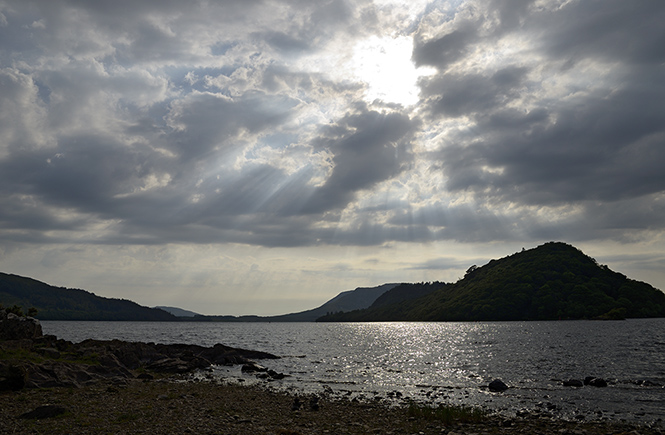 Clouds over the lake - smaller format