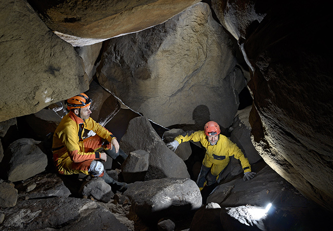 In Teplice Cave - smaller format