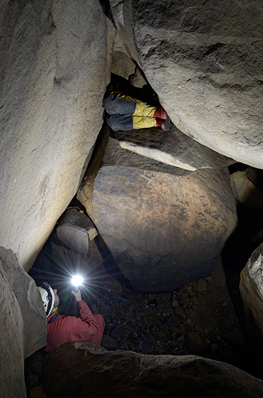 In Teplice Cave - smaller format