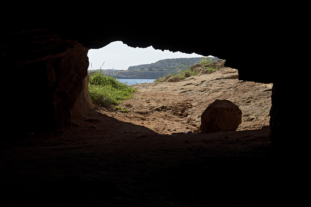 Výhled z jeskyně - větší formát
