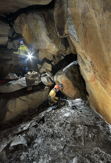 In the "Teplice Cave" - smaller format