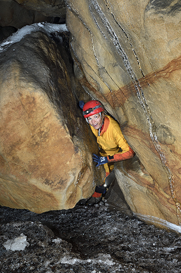 In the "Teplice Cave" - smaller format