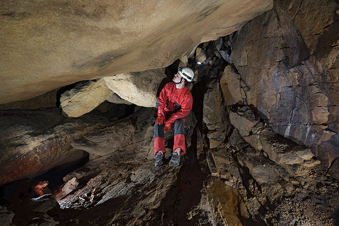In the cave - smaller format