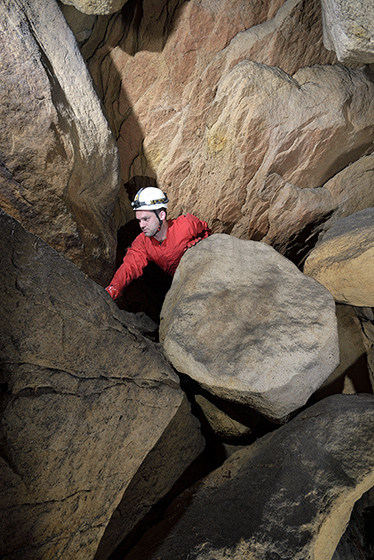 In the cave - smaller format