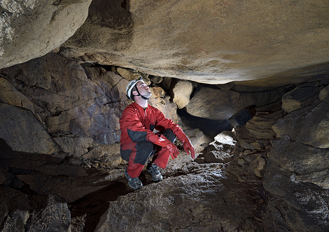 In the cave - smaller format