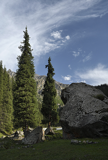 In the "Karakol Valley" - smaller format