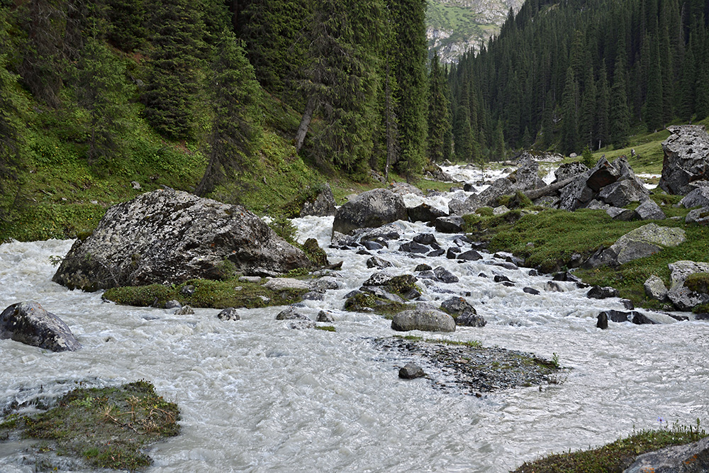 In the "Karakol Valley" - larger format