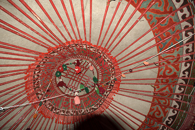 Yurt ceiling - smaller format