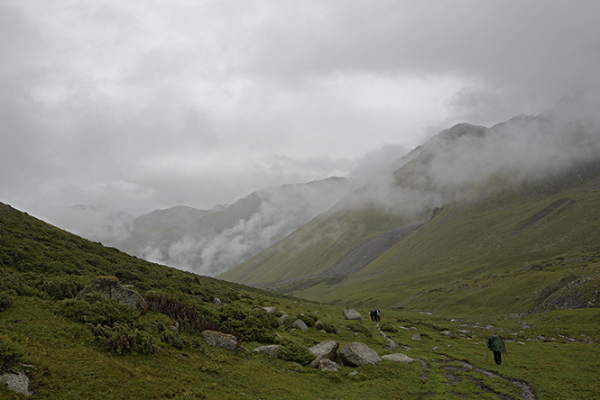 In clouds - smaller format
