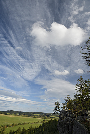 View to "Broumov Cliffs" - smaller format