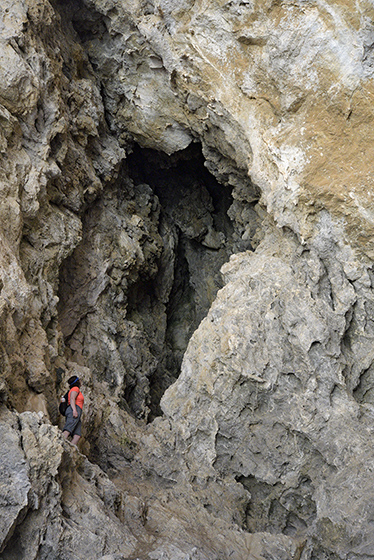 In the cave - smaller format