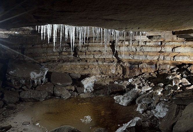 In the cave - smaller format
