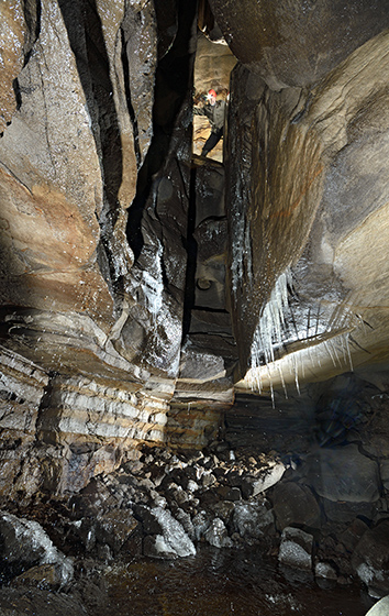 In the cave - smaller format