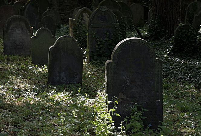 Jewish cemetery in "Uhnves" - smaller format
