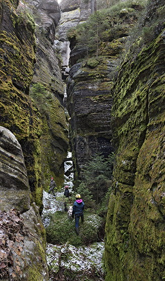 In the gorge - smaller format
