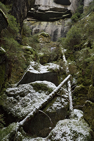 In the gorge - smaller format